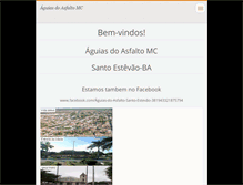 Tablet Screenshot of aguiasdoasfalto.net